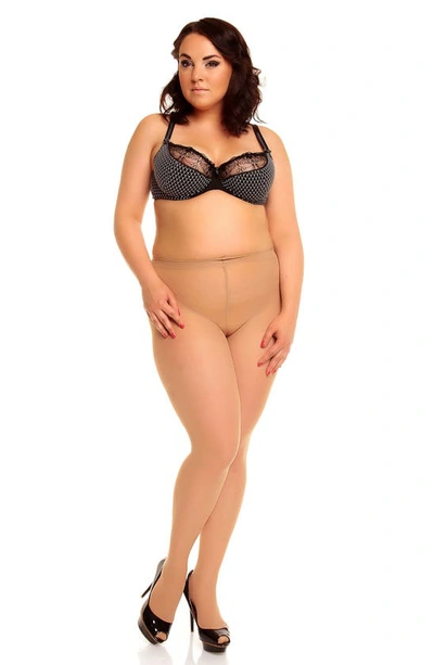 Glamory Hosiery Vital 40 Sheer Pantyhose In Teint