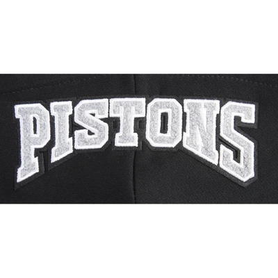 Shop Pro Standard Black Detroit Pistons 2023/24 City Edition Cropped Pullover Hoodie