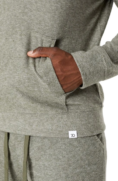 7 Diamonds Generation Twill Hoodie In Olive