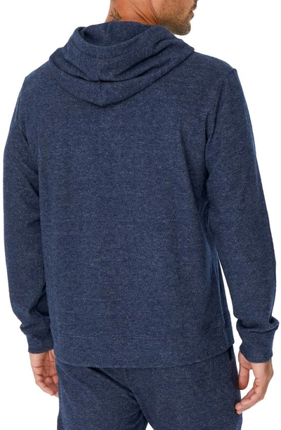 Shop 7 Diamonds Generation Twill Knit Hoodie In Navy