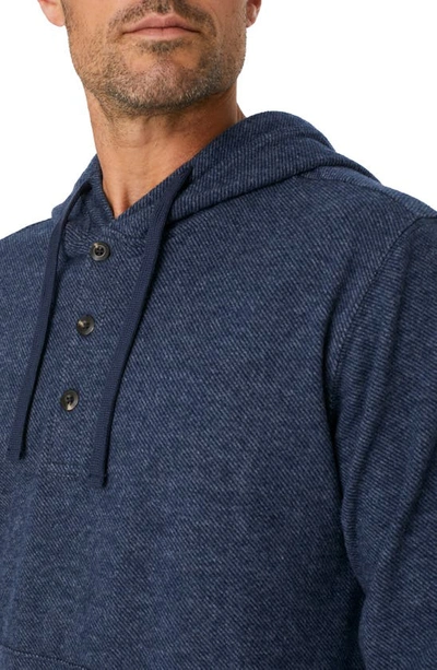 7 Diamonds Generation Twill Hoodie In Navy