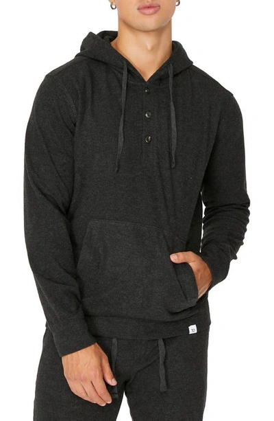 Shop 7 Diamonds Generation Twill Knit Hoodie In Charcoal