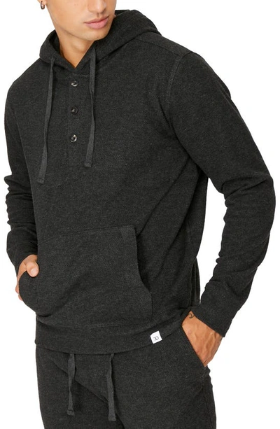 Shop 7 Diamonds Generation Twill Knit Hoodie In Charcoal