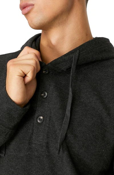 7 Diamonds Generation Twill Hoodie In Charcoal