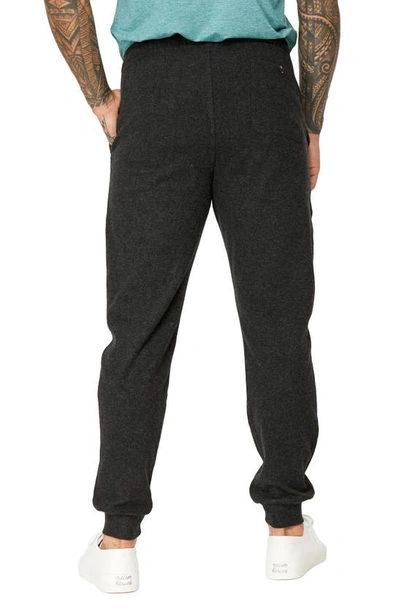 Shop 7 Diamonds Generation Twill Knit Joggers In Charcoal