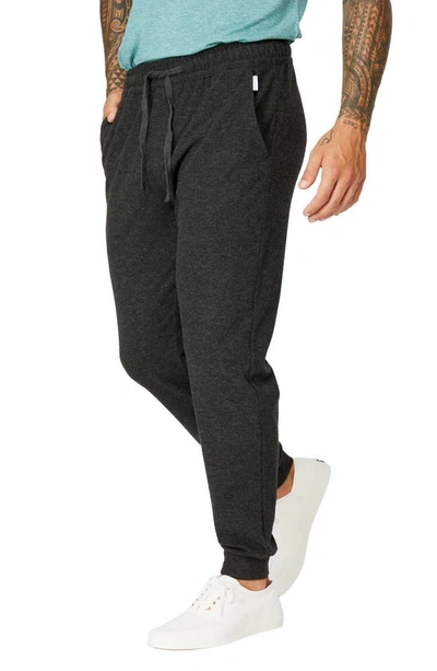 Shop 7 Diamonds Generation Twill Knit Joggers In Charcoal