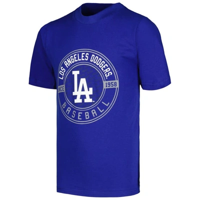 Shop Stitches Youth  Royal/white Los Angeles Dodgers T-shirt Combo Set