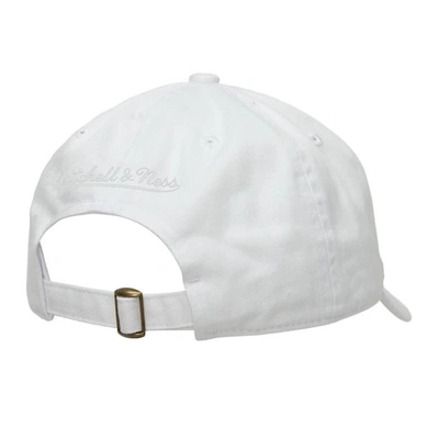 Shop Mitchell & Ness Unisex   White San Diego Fc Flow Adjustable Dad Hat