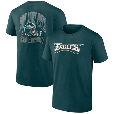 Shop Profile Midnight Green Philadelphia Eagles Big & Tall Two-sided T-shirt