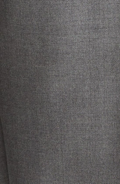 Zanella Devon Wool Straight Leg Pants In Lt Grey