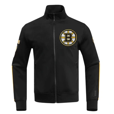 Shop Pro Standard Black Boston Bruins Classic Chenille Full-zip Track Jacket