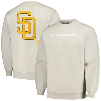 Shop Pleasures Gray San Diego Padres Ballpark Pullover Sweatshirt