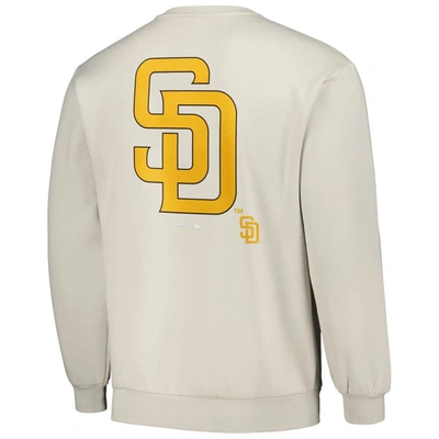 Shop Pleasures Gray San Diego Padres Ballpark Pullover Sweatshirt