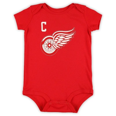 Shop Mitchell & Ness Infant  Gordie Howe Red Detroit Red Wings  Name & Number Bodysuit