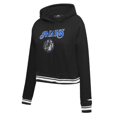 Shop Pro Standard Black Dallas Mavericks 2023/24 City Edition Cropped Pullover Hoodie