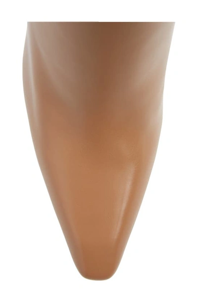 Jeffrey Campbell Darlings Pointed Toe Knee High Boot In Dark Beige