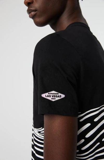 Shop Alphatauri Gender Inclusive Graphic T-shirt In Black