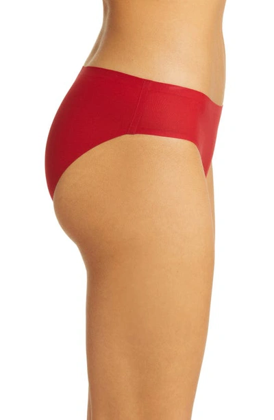 Shop Chantelle Lingerie Soft Stretch Bikini In Passion Red-me