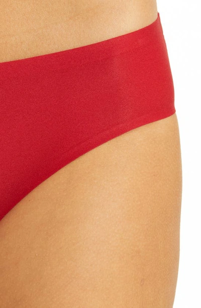 Shop Chantelle Lingerie Soft Stretch Bikini In Passion Red-me