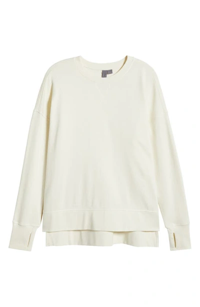 Sweaty Betty After Class Sweatshirt In Lily Wht