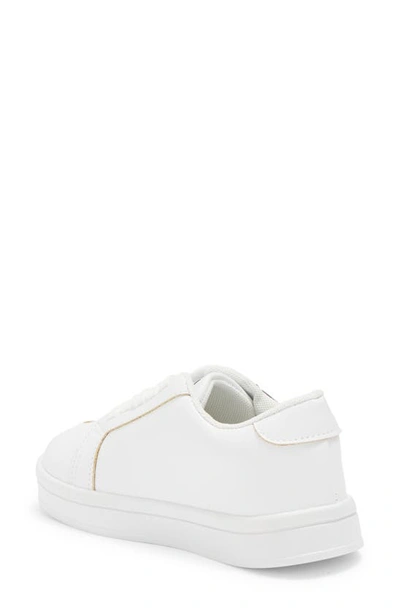 Shop Lola & The Boys Kids' I Heart You Low Top Sneaker In White