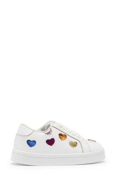 Shop Lola & The Boys Kids' I Heart You Low Top Sneaker In White