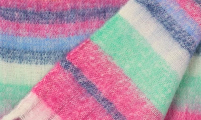 Urban Outfitters Skye Stripe Blanket In Ivory