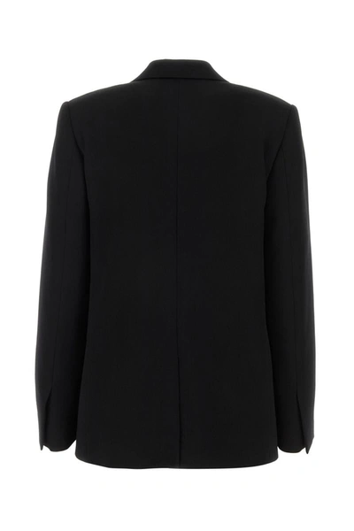 Shop Lanvin Jackets And Vests In Black
