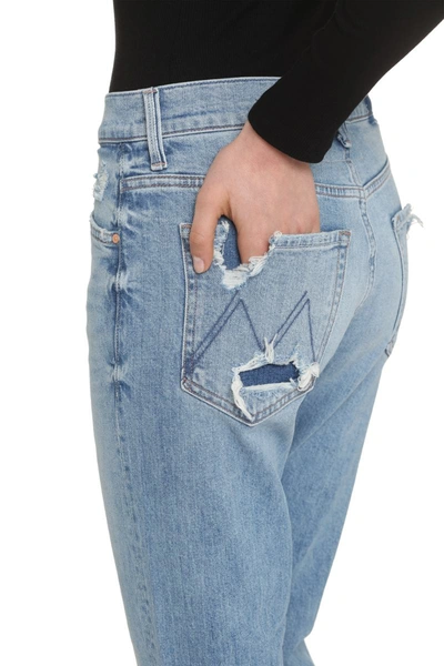 Shop Mother Hiker Hover Slim Fit Jeans In Denim