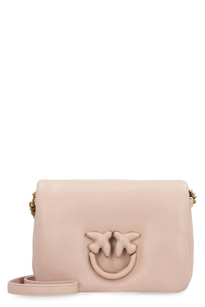 Shop Pinko Love Click Baby Puff Leather Bag