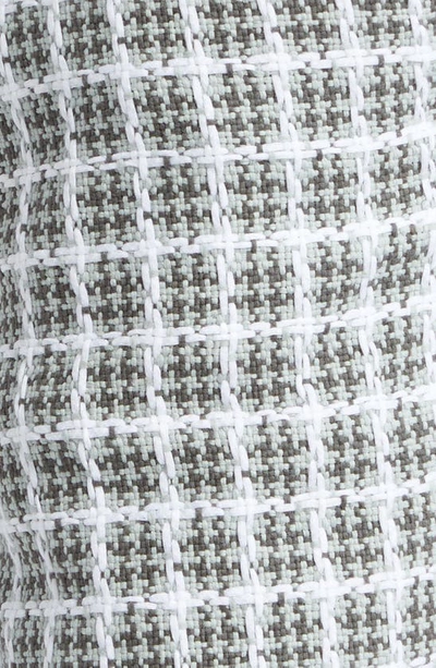 Thom Browne Fit 2 Fray Edge Plaid Tweed Trousers In Medium Grey
