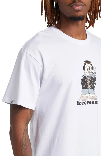 Shop Icecream Frosty Cotton Graphic T-shirt In White