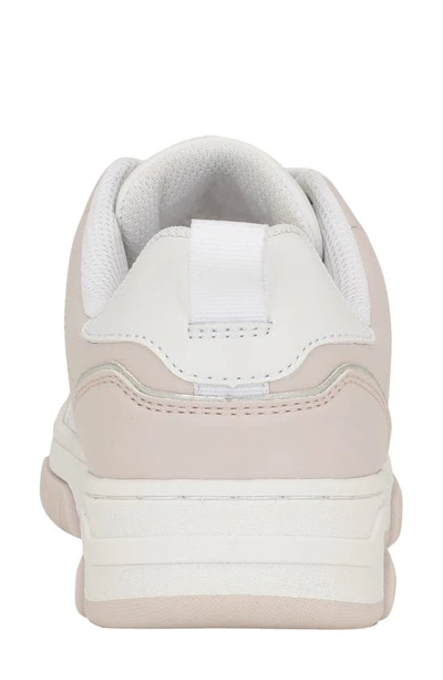Shop Calvin Klein Stellha Sneaker In White/ Light Pink