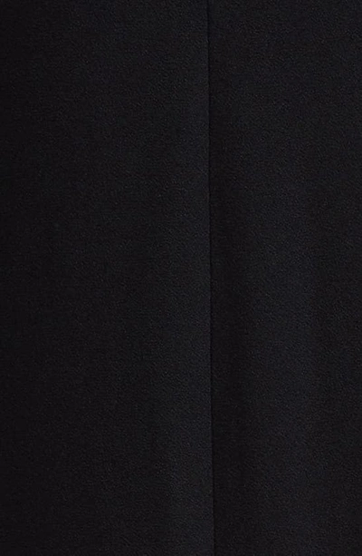 Shop Brandon Maxwell The Nora Draped Mixed Media Skirt In Black