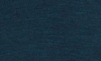 Shop Smartwool Long Sleeve Merino Wool Thermal Top In Twilight Blue Heathe