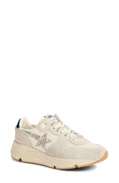 Shop Golden Goose Running Sole Sneaker In Cream/ White