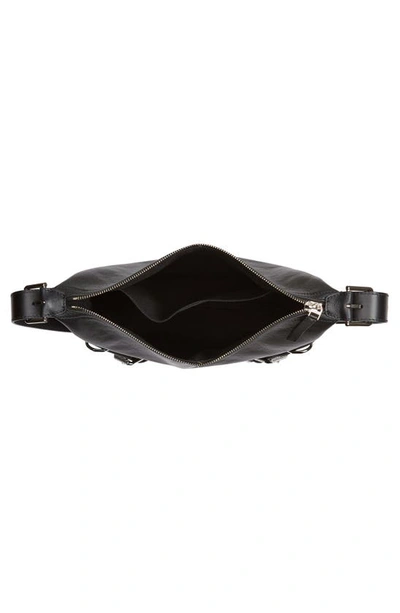 Givenchy Voyou Leather Crossbody Bag In Black