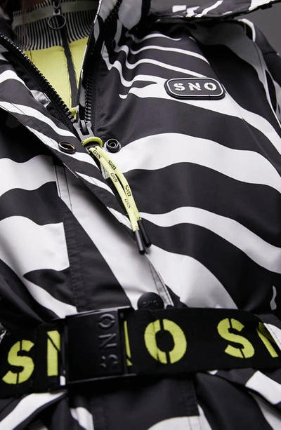 Topshop zebra ski suit 2025