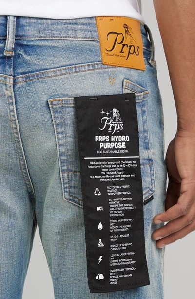 Shop Prps Utilize Straight Leg Jeans In Light Indigo