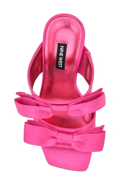 Shop Nine West Yoloh Slide Sandal In Medium Pink