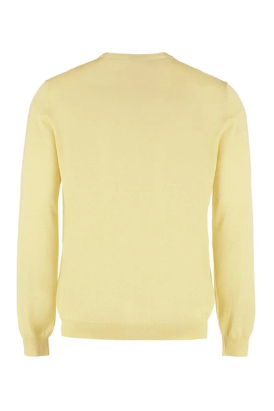 Shop The (alphabet) The (knit) - Cashmere-silk Blend Sweater In Yellow