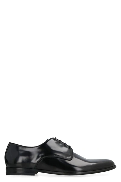 Dolce & Gabbana Leather Derby. In Black