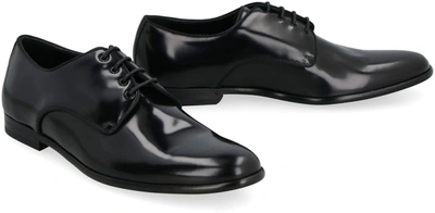 Dolce & Gabbana Leather Derby. In Black