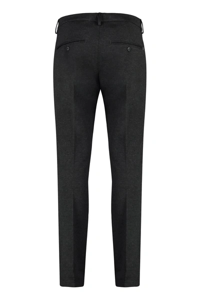 Dondup Gaubert Wool Blend Chino Pants In Grey