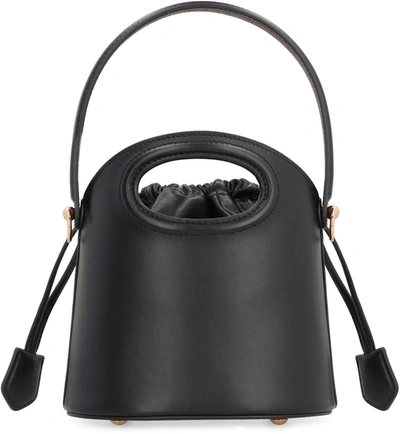 Shop Etro Saturno Mini Bucket Bag In Black
