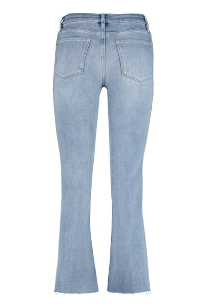 Shop Frame Le Crop Mini Boot  Jeans In Denim