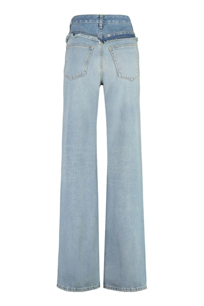 Shop Givenchy Wide-leg Jeans In Denim