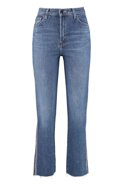 Shop J Brand Jules Straight Leg Jeans In Denim