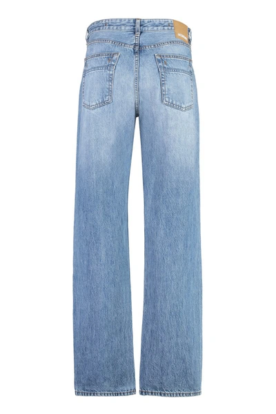 Shop Jacquemus Fresa Straight Leg Jeans In Denim