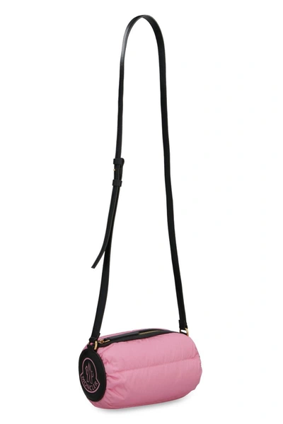 Shop Moncler Keoni Crossbody Bag In Pink